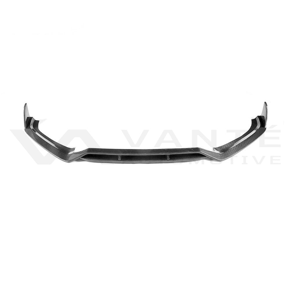 Divisor de labio de parachoques delantero de fibra de carbono para Audi A4 S-Line/S4 B9 S-Line