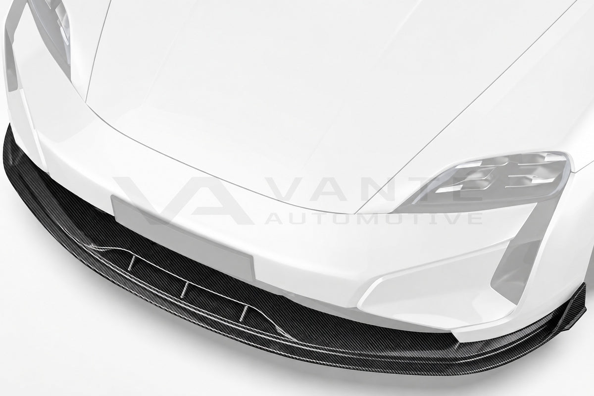 Porsche Taycan (2025+) Carbon Fibre Front Lip – image 4
