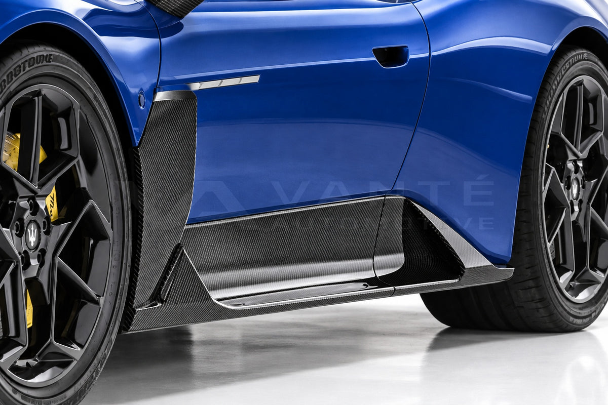 Maserati MC20 Carbon Fibre Side Skirts part 1