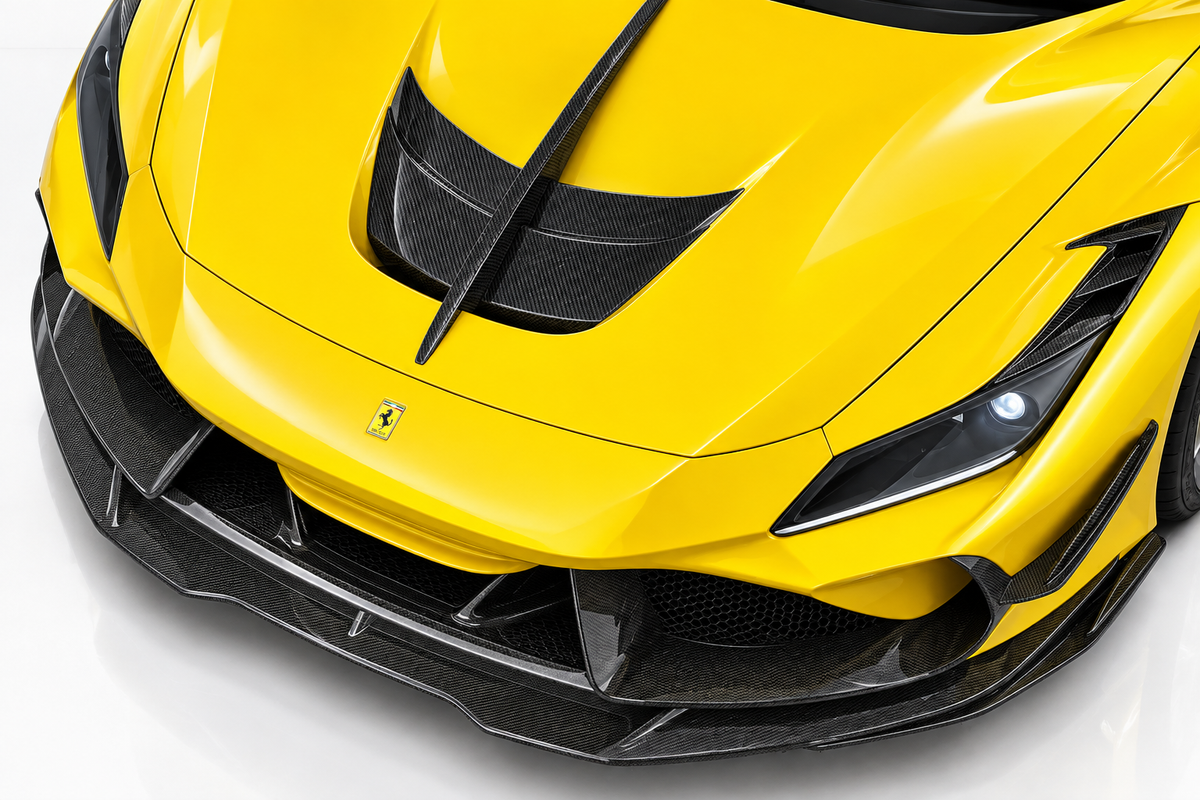 Ferrari F8 Tributo Carbon Fibre obere Frontlippe