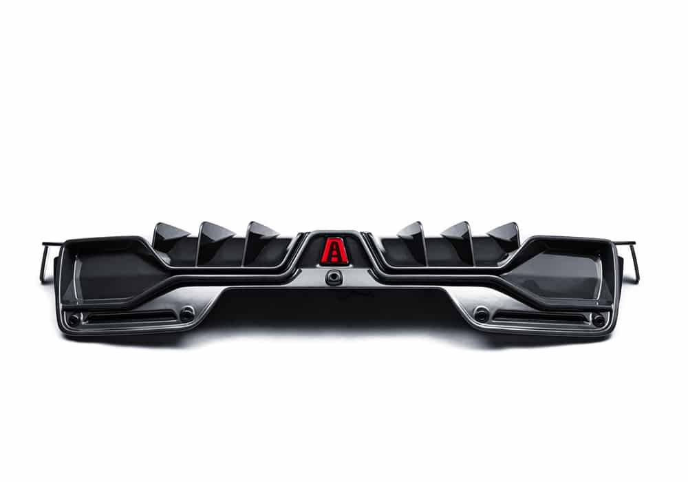 Ferrari 296 GTB GTS Carbon Fibre Rear Diffuser - aerodynamic track-inspired upgrade