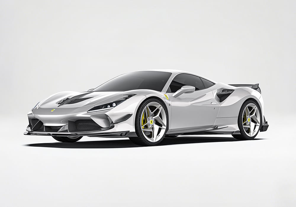 Ferrari F8 Tributo Carbon Fibre Aerodynamics Kit - full aero body kit upgrade