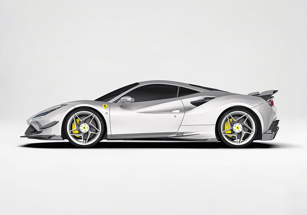 Ferrari F8 Tributo Carbon Fibre Aerodynamics Kit - full aero body kit upgrade
