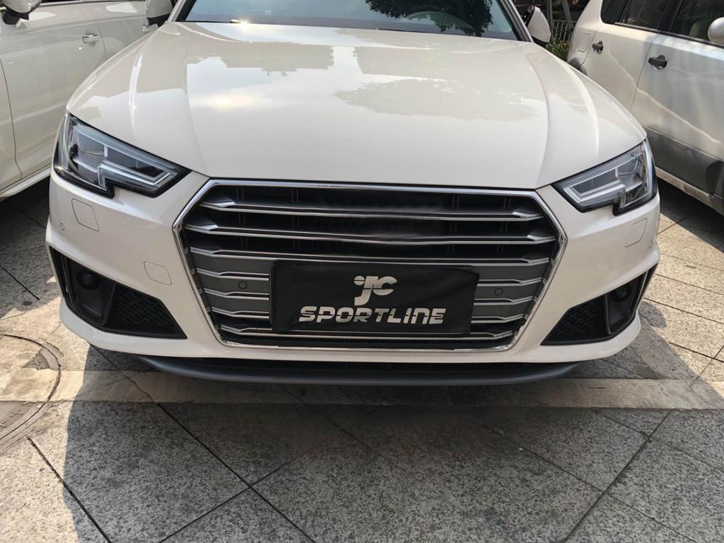 Audi S4 B9 Carbon Fibre Front Fog Lamp Vent Trims - S4 B-Style precision carbon upgrade