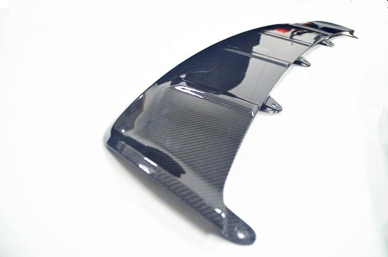 Porsche Macan 95B.1 Carbon Fibre Front Bumper Lower Lip Trim - gloss 3x3 twill weave upgrade