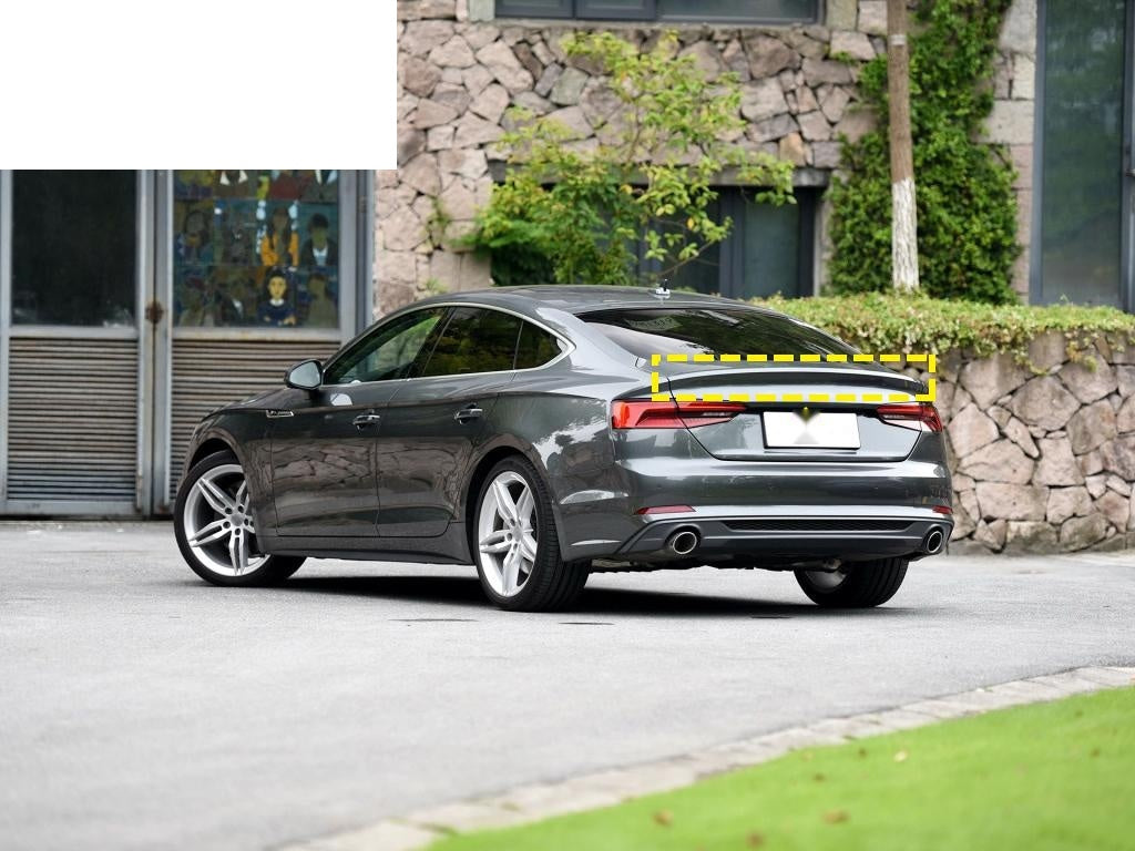 Audi A7 S7 RS7 Sportback Carbon Fibre Rear Boot Spoiler Lip - gloss 3x3 twill OEM fitment