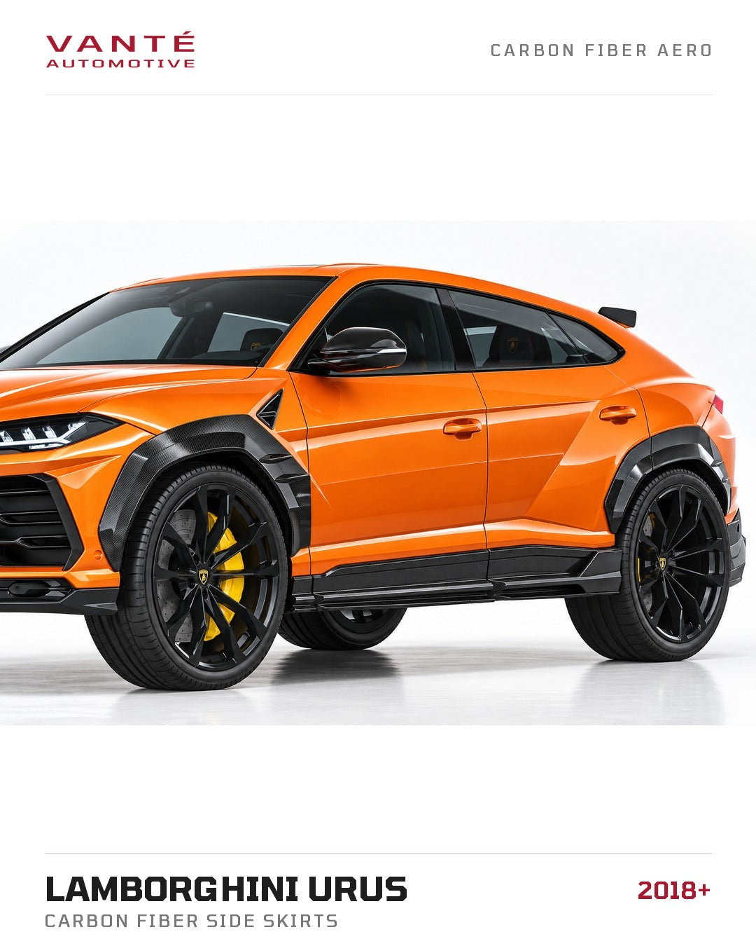 Lamborghini Urus Carbon Fibre Side Skirts