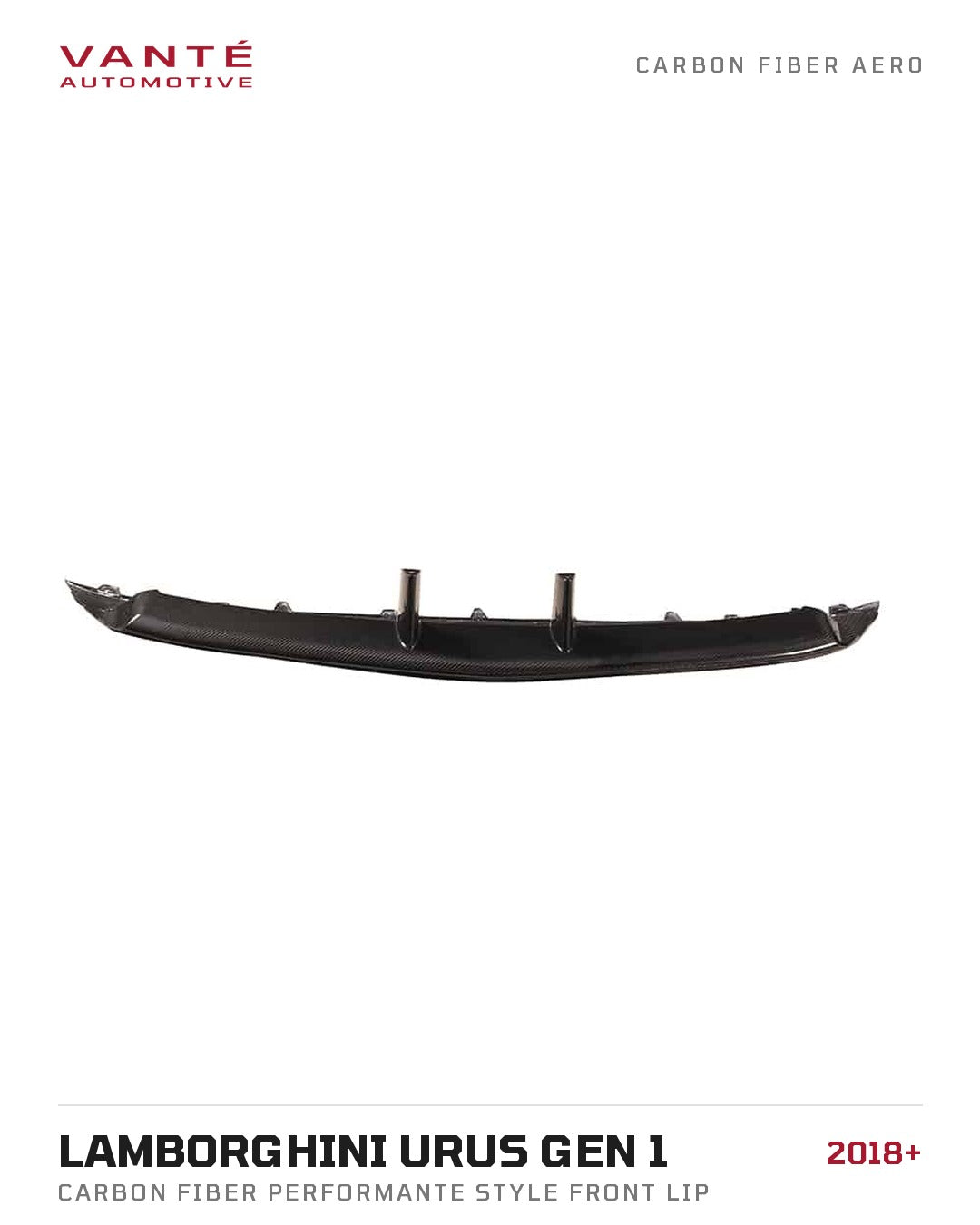 Lamborghini Urus Gen 1 Carbon Fibre Performante Style Front Lip