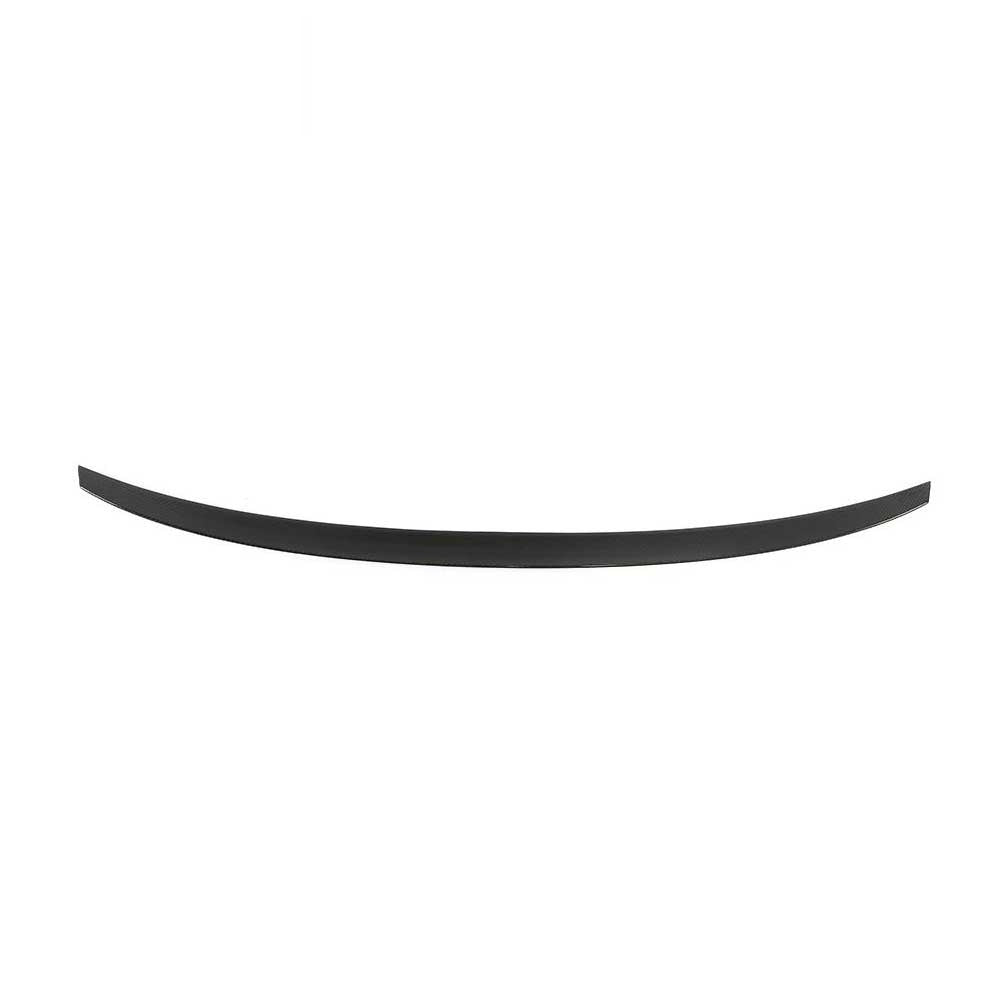 Audi A4 B9 Carbon Fibre S4 Rear Trunk Spoiler - gloss twill weave boot lip upgrade