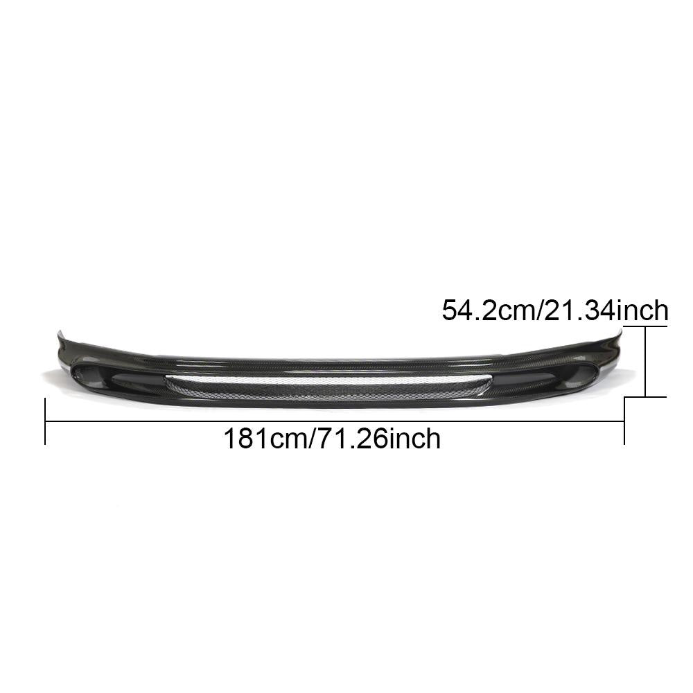 Porsche Macan 95B.3 Dry Carbon Fibre Front Bumper Lip Splitters - OEM fitment upgrade