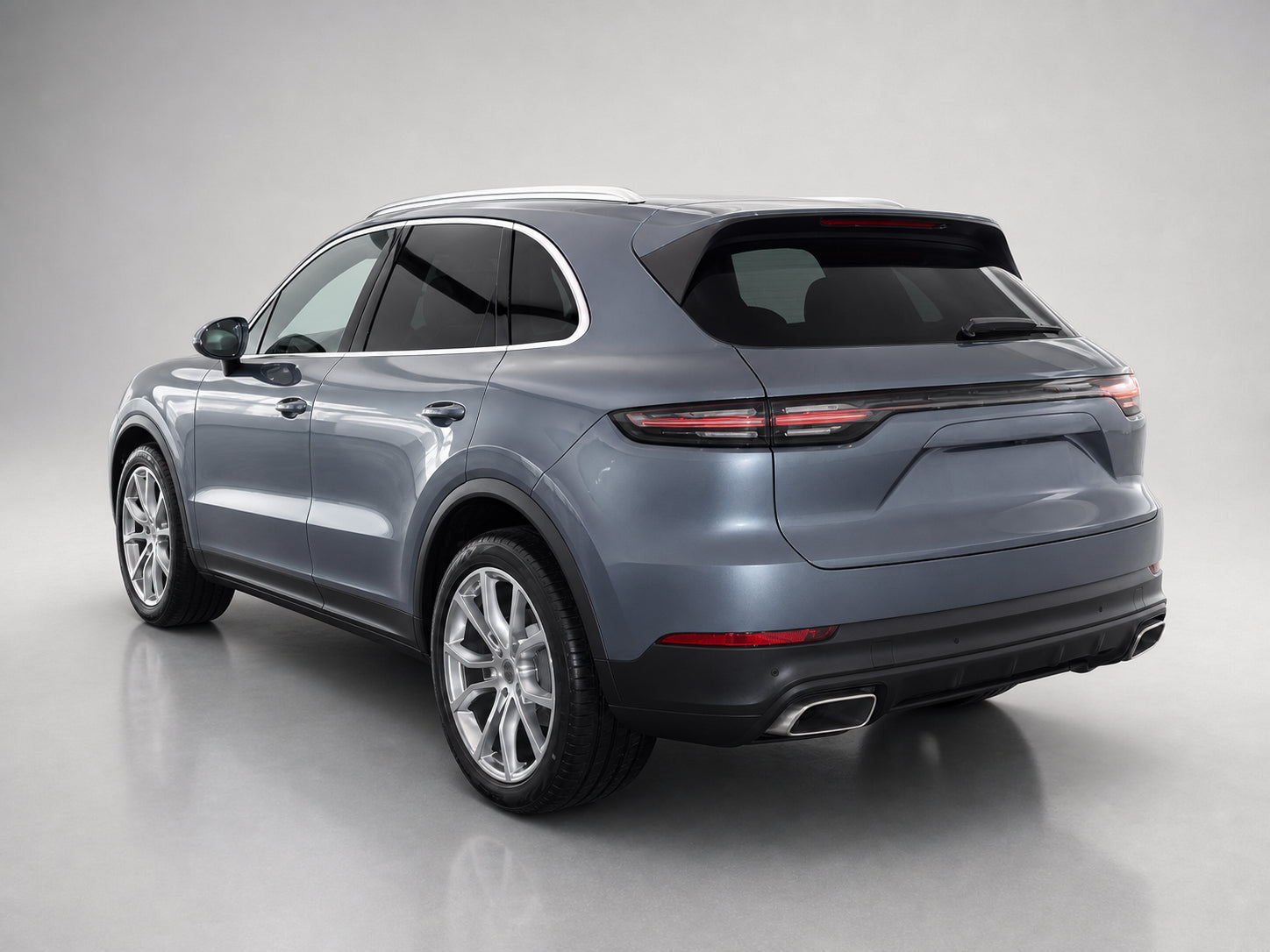 Porsche Cayenne 9YA Carbon Fibre Rear Roof Spoiler - gloss 3x3 twill OEM fitment