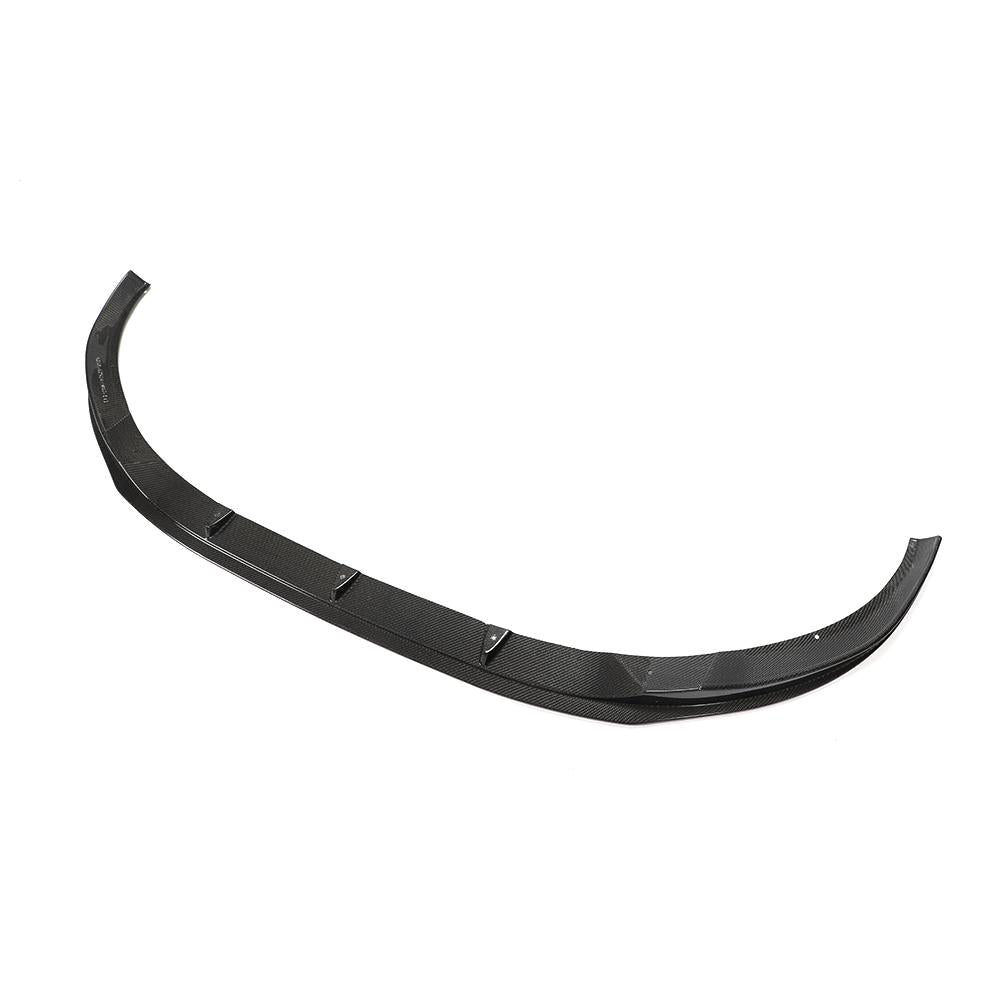 Audi S4 A4 B9 S-Line Carbon Fibre Front Bumper Lip Splitter - gloss twill weave finish