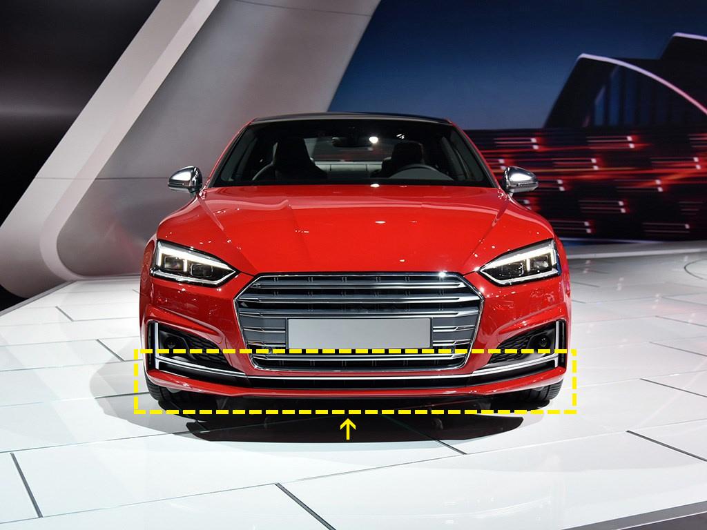 Audi S5 B9 Carbon Fibre Front Lip Splitter - aggressive track-inspired styling upgrade