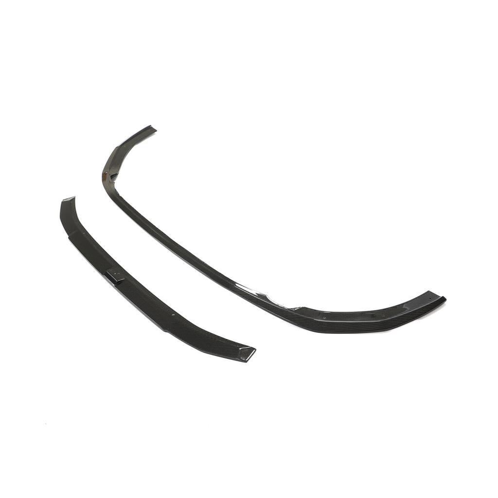 Audi RS4 B9 Avant Dry Carbon Fibre Front Lip - aggressive aerodynamic upgrade