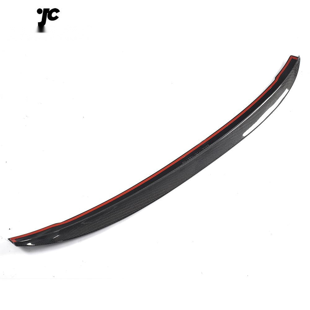 Audi A4 S4 B9 Carbon Fibre Boot Spoiler - gloss 3x3 twill OEM fitment saloon