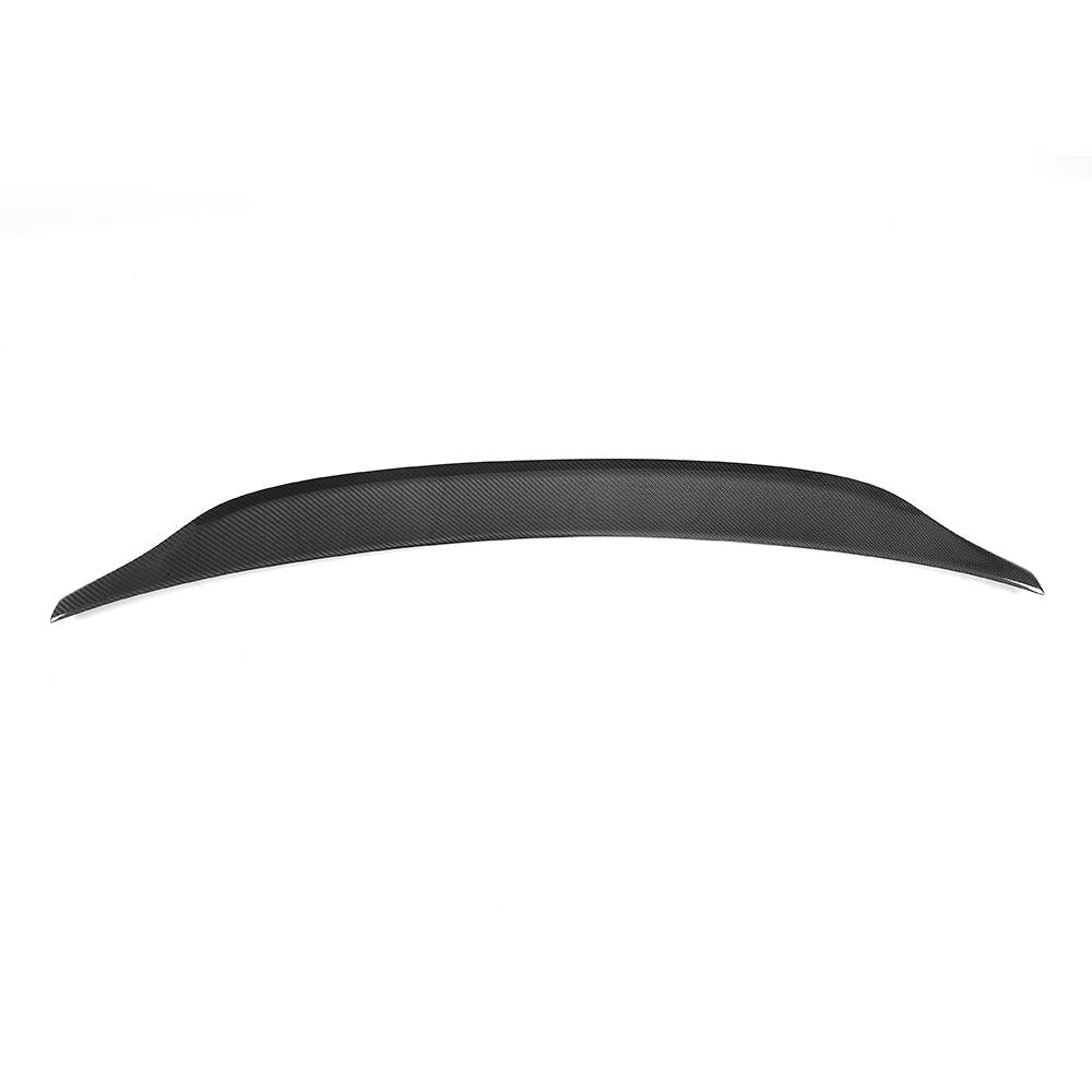 Audi A4 B8 B9 Carbon Fibre Rear Trunk Spoiler Lip - OEM fitment gloss finish
