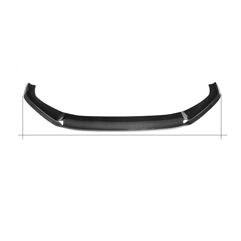 Audi A4 B9 S-Line S4 Carbon Fibre Front Bumper Lip Splitter - 3x3 twill gloss finish