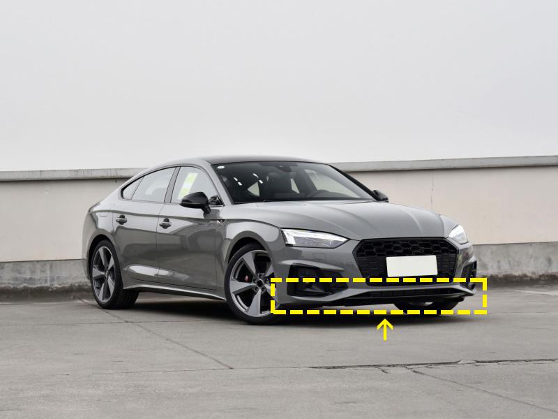 Audi A5 S-Line S5 B9 Dry Carbon Fibre Front Lip - aggressive OEM-fit upgrade
