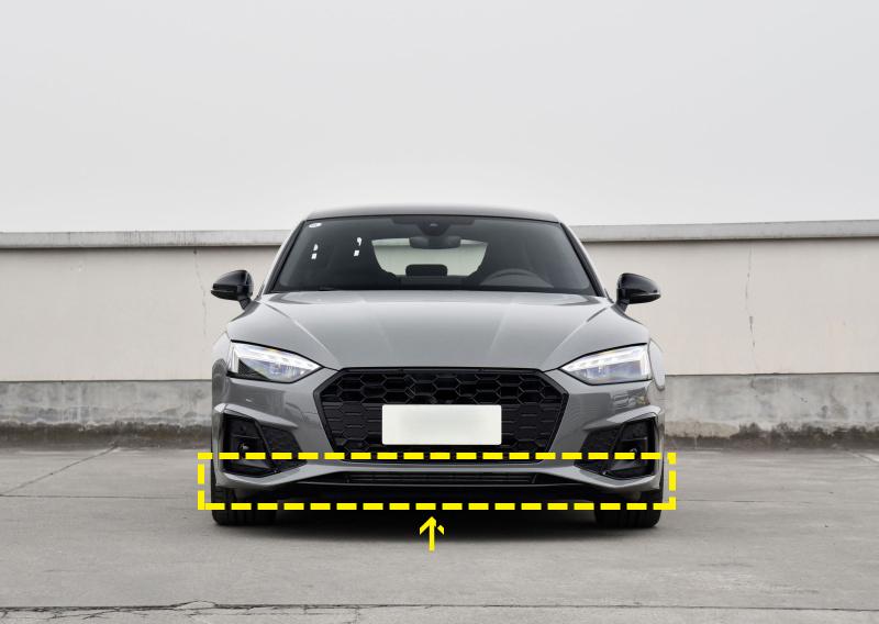 Audi A5 S-Line S5 B9 Dry Carbon Fibre Front Lip - aggressive OEM-fit upgrade