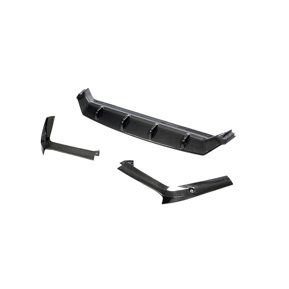 Porsche Cayenne 9YA Carbon Fibre Rear Bumper Diffuser - gloss finish motorsport styling upgrade