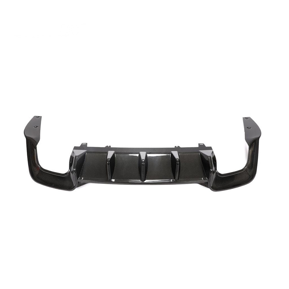 Audi S5 A5 S-Line Carbon Fibre Rear Bumper Diffuser - dry carbon 3x3 twill weave gloss finish
