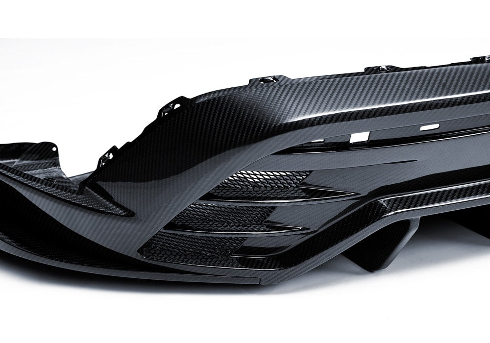 Porsche Taycan 2025 Carbon Fibre Rear Diffuser - aerodynamic race-inspired styling upgrade