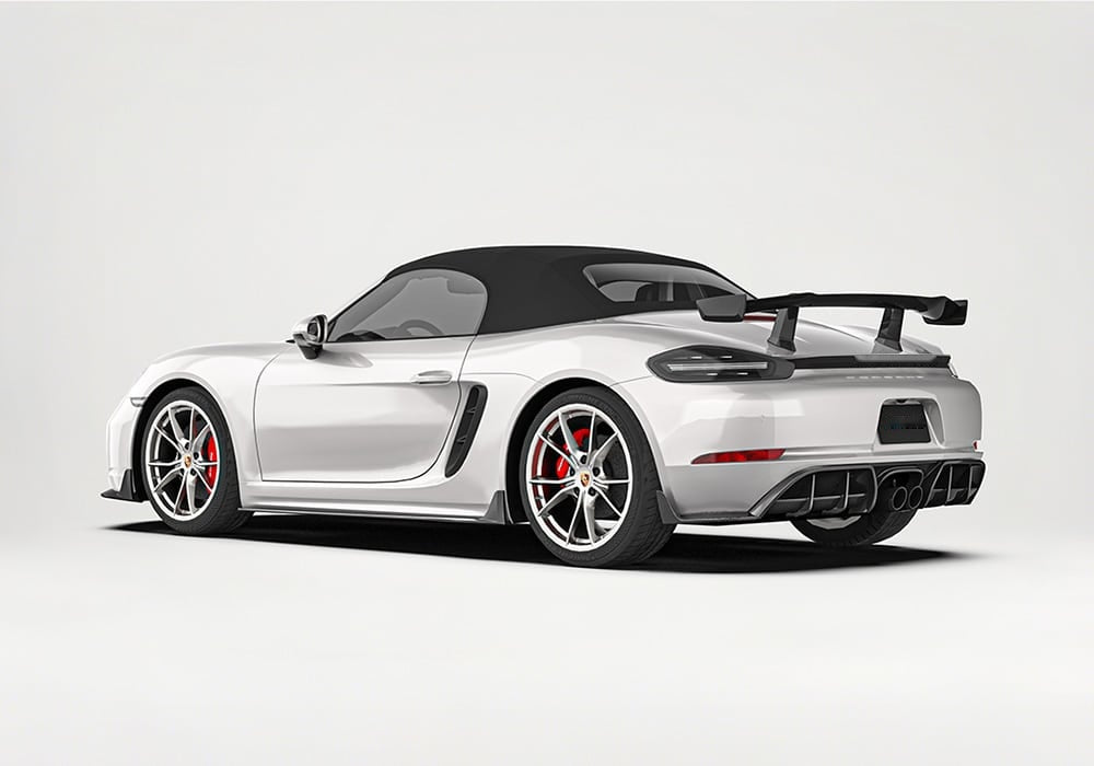 Porsche 718 Boxster Cayman 982c Carbon Fibre Aero Kit - full body track styling upgrade