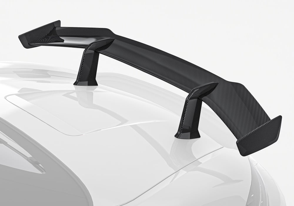 Porsche 718 982c Carbon Fibre Rear Spoiler - lightweight track-inspired aerodynamic upgrade