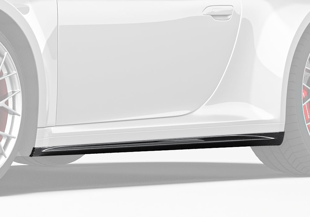 Porsche 911 992.1 Carbon Fibre Side Skirts - aerodynamic lightweight track upgrade