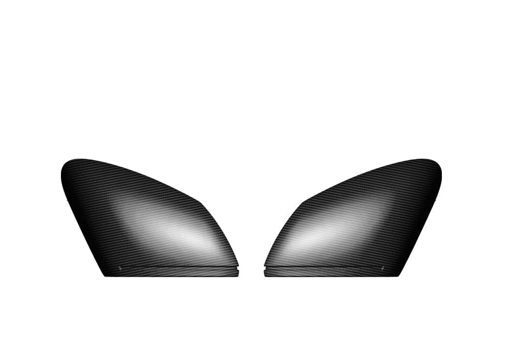 Porsche 911 992.2 Carbon Fibre Mirror Covers - lightweight gloss finish upgrade
