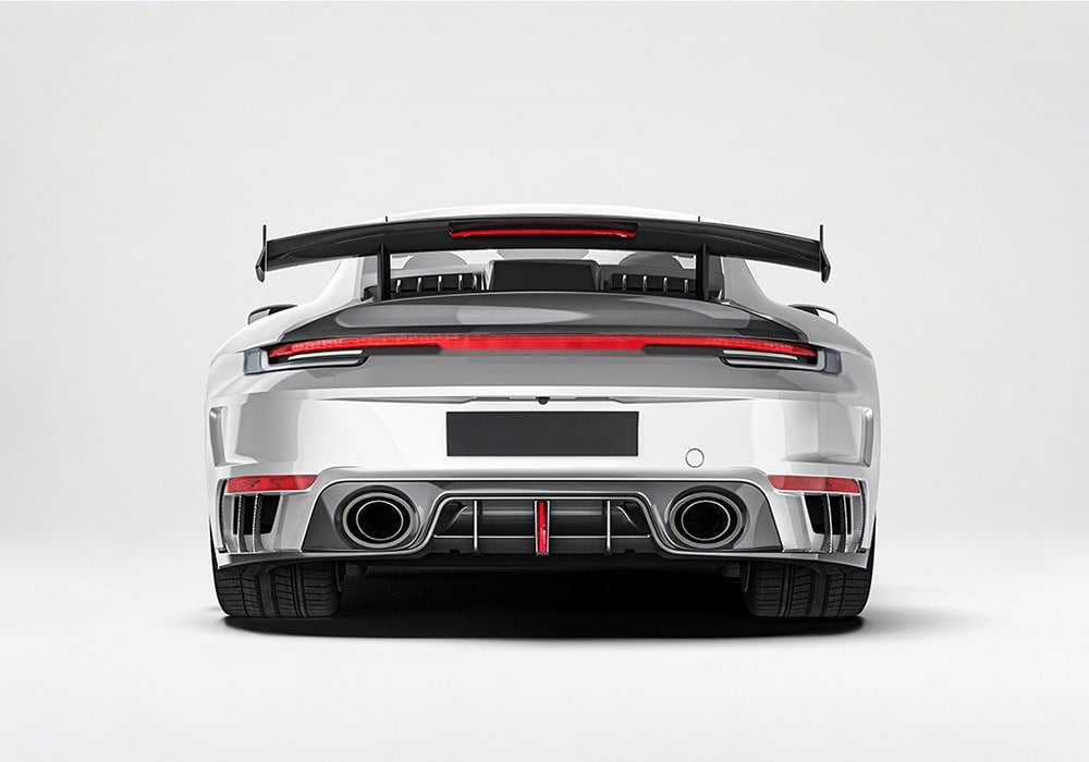 Porsche 911 992 Turbo S Carbon Fibre Aero Kit - full body aerodynamic upgrade