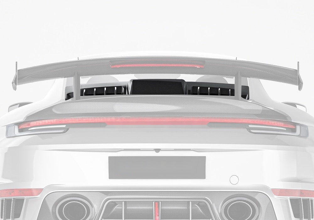 Porsche 911 992 Turbo S Carbon Fibre Rear Engine Lid - lightweight precision upgrade