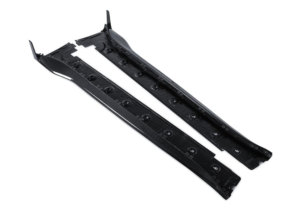 Porsche 911 992 Turbo S Carbon Fibre Side Skirts - aerodynamic race-inspired styling upgrade