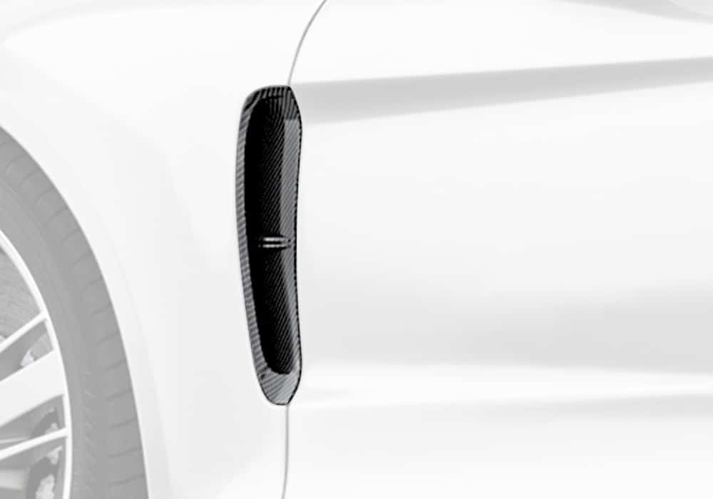 Porsche Panamera 971 Carbon Fibre Fender Trims - precision OEM-grade fitment side profile upgrade
