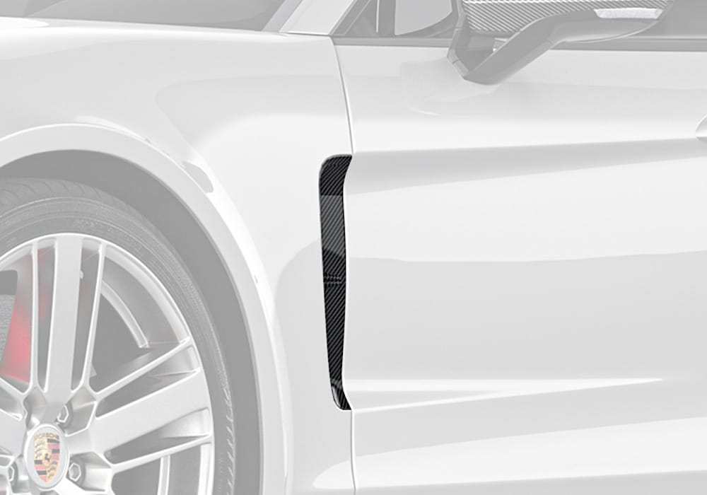 Porsche Panamera 971 Carbon Fibre Fender Trims - precision OEM-grade fitment side profile upgrade