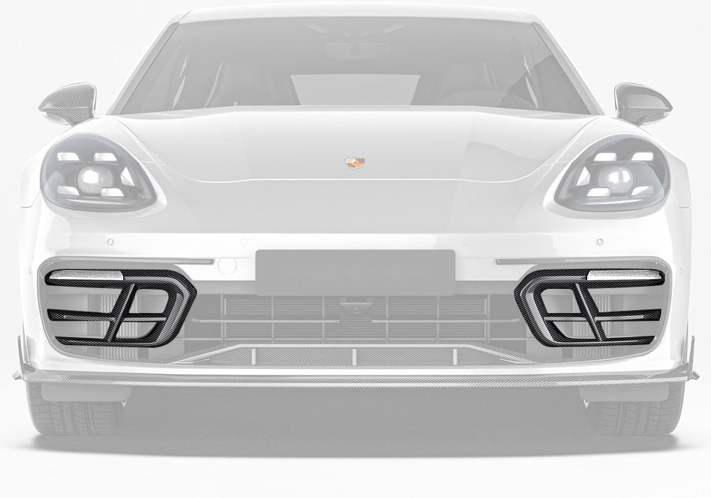 Porsche Panamera 971 Carbon Fibre Front Air Intakes - race-inspired styling upgrade