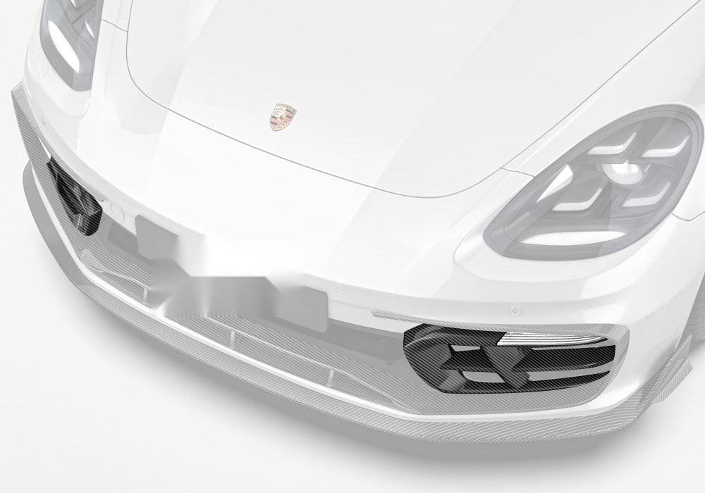Porsche Panamera 971 Carbon Fibre Front Air Intakes - race-inspired styling upgrade