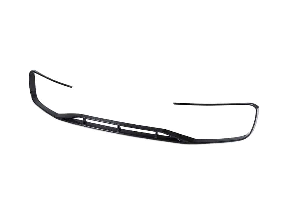 Porsche Panamera 971 Carbon Fibre Front Bumper Trim - gloss finish precision fitment upgrade