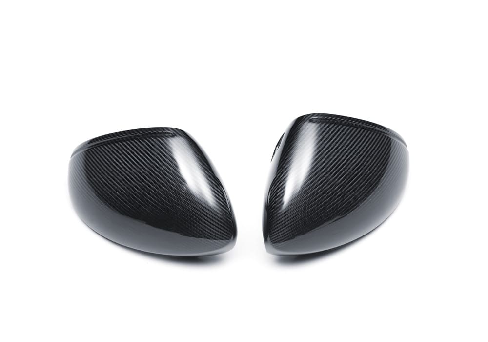 Porsche Panamera 971 Carbon Fibre Mirror Covers - gloss finish OEM fitment upgrade