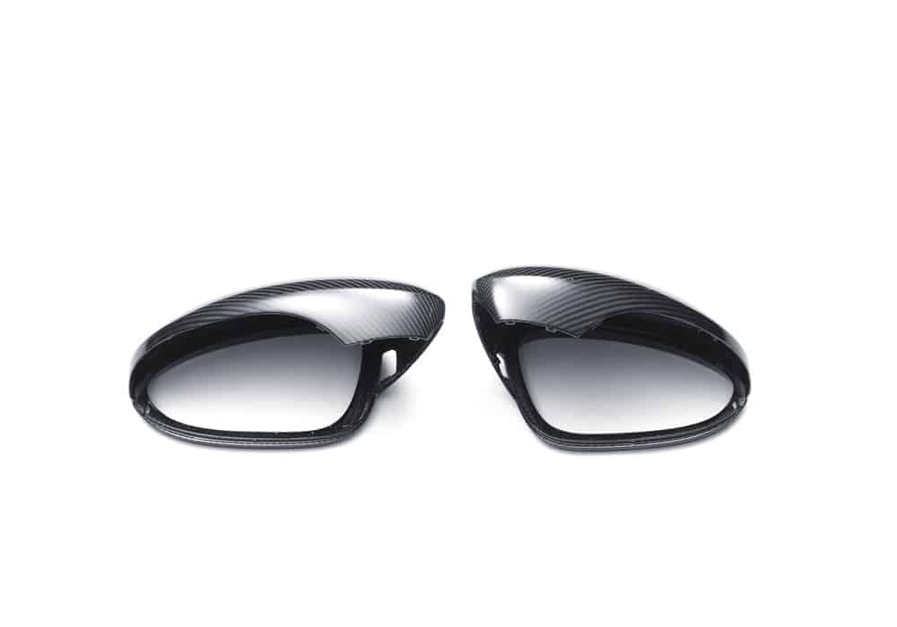 Porsche Panamera 971 Carbon Fibre Mirror Covers - gloss finish OEM fitment upgrade