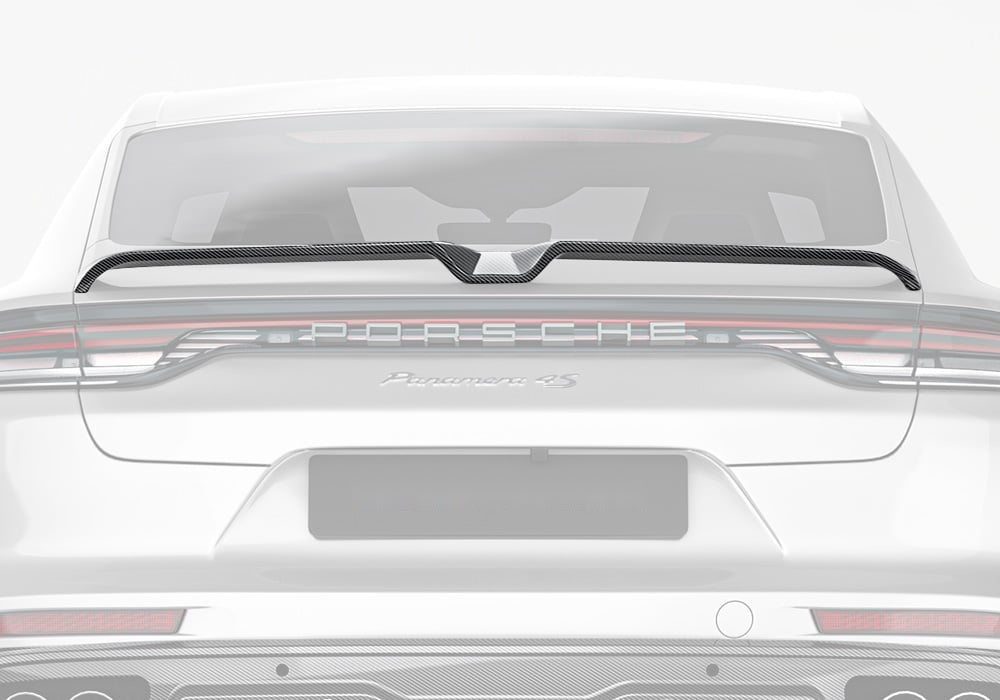 Porsche Panamera 971 Carbon Fibre Rear Spoiler - aerodynamic OEM-grade fitment upgrade