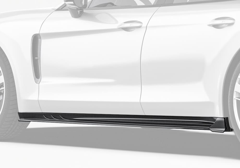 Porsche Panamera 971 Carbon Fibre Side Skirts - race-inspired aerodynamic styling upgrade