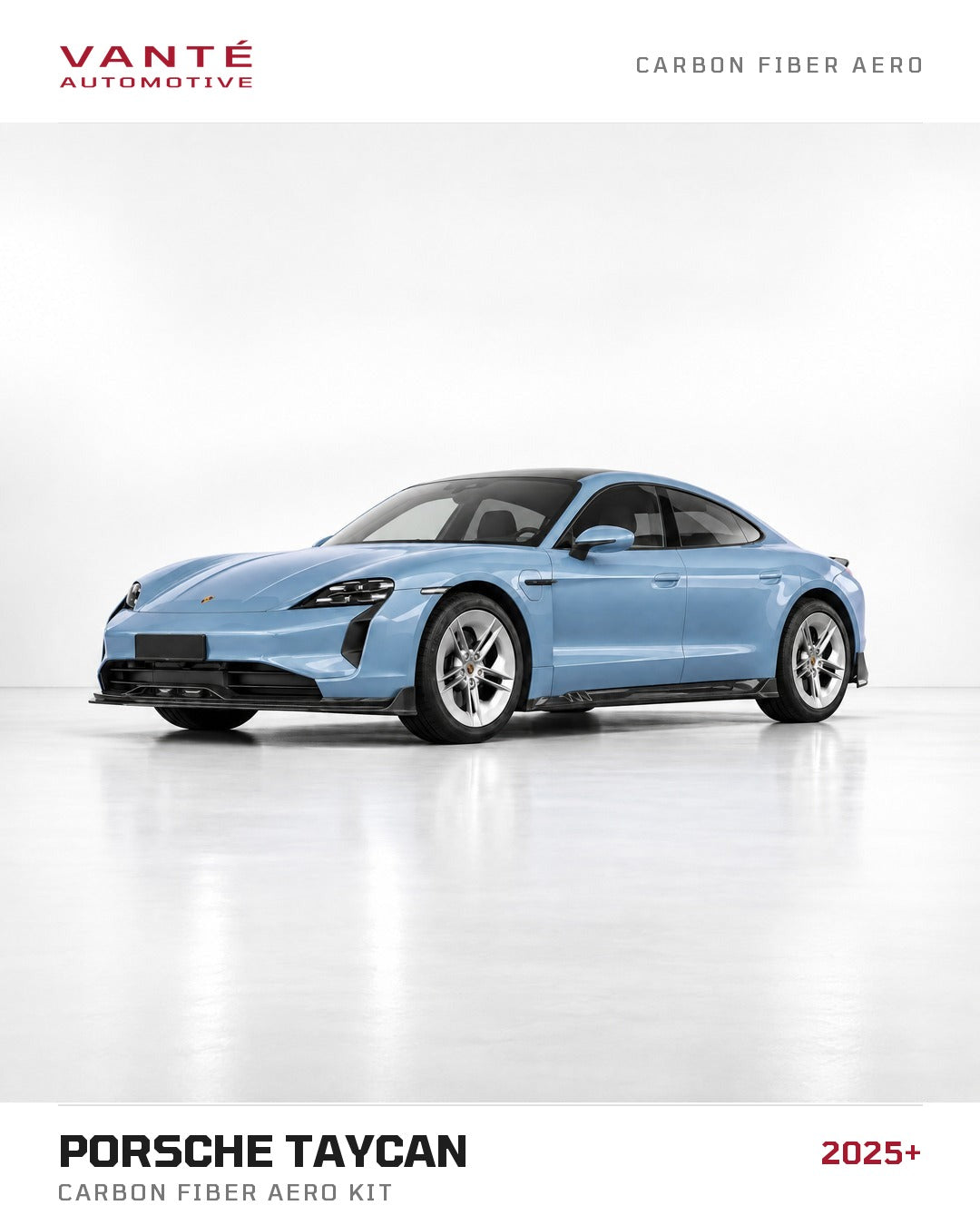 Porsche Taycan (2025+) Carbon Fibre Aero Kit