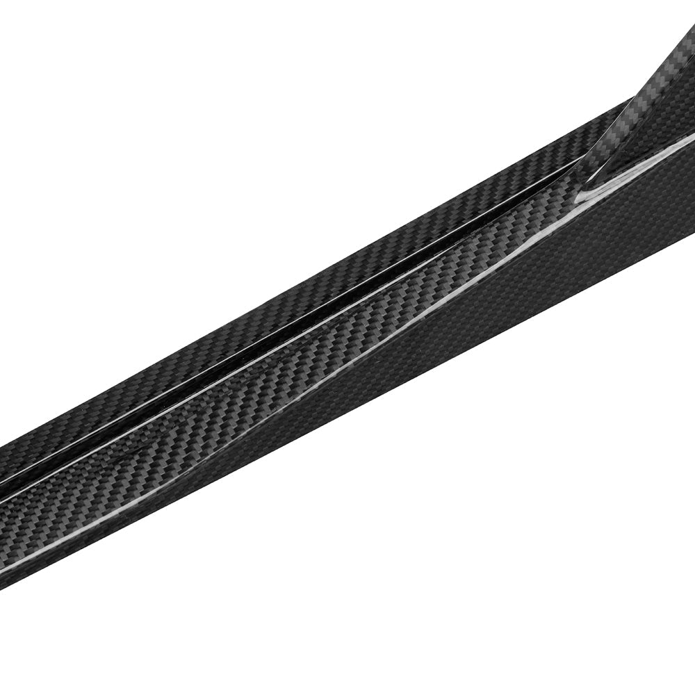 Audi RS3 8Y Carbon Fibre Side Skirts - prepreg dry carbon with gloss finish