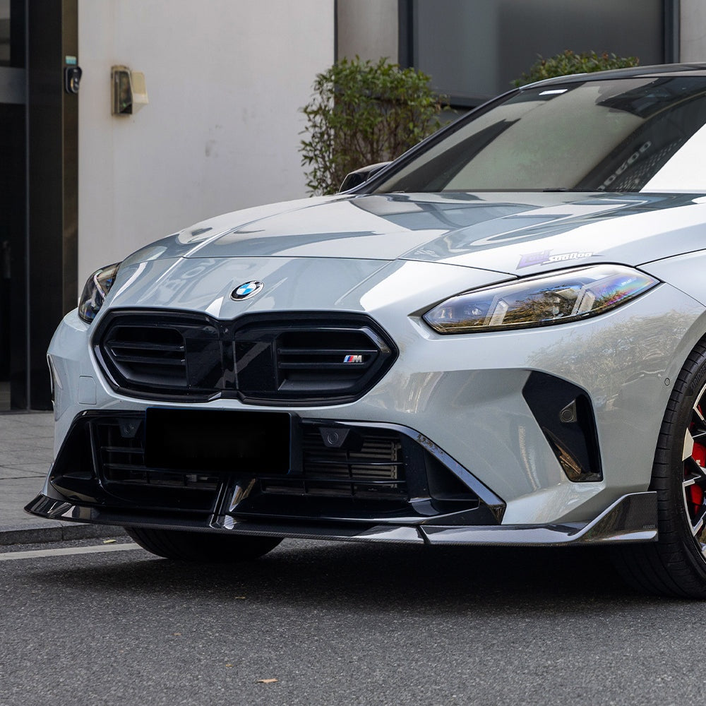 BMW 2 Series F74 Prepreg Carbon Fibre Front Lip - aggressive winglet aero upgrade