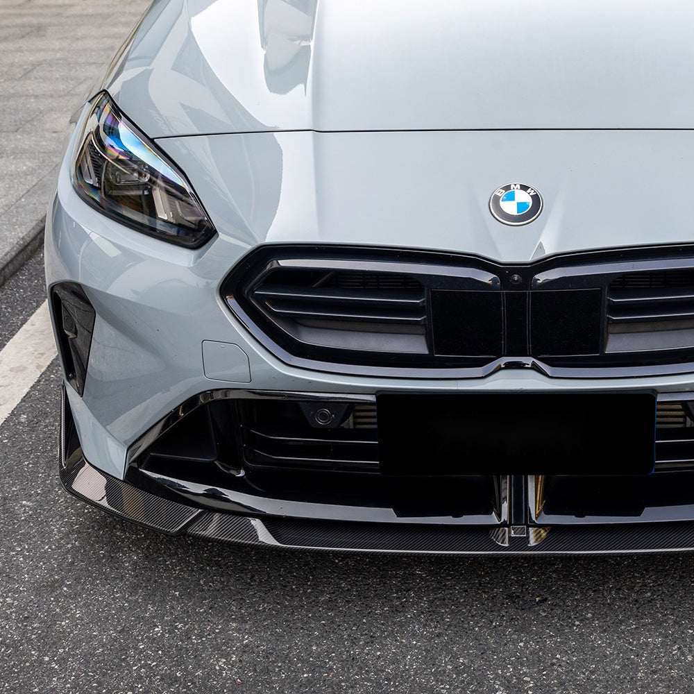 BMW 2 Series F74 Prepreg Carbon Fibre Front Lip - aggressive winglet aero upgrade