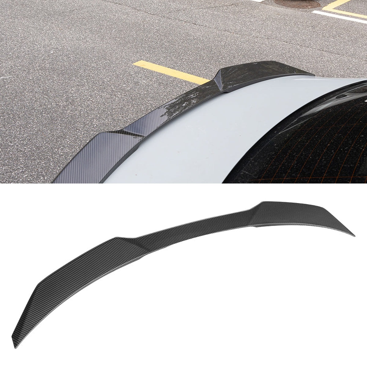 BMW 2 Series F74 Gran Coupé Carbon Fibre Rear Spoiler - prepreg lightweight boot lip upgrade