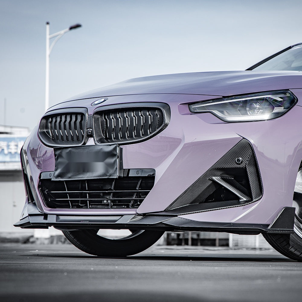 BMW 2 Series G42 Prepreg Carbon Fibre Air Inlets - precision-fit front duct upgrade