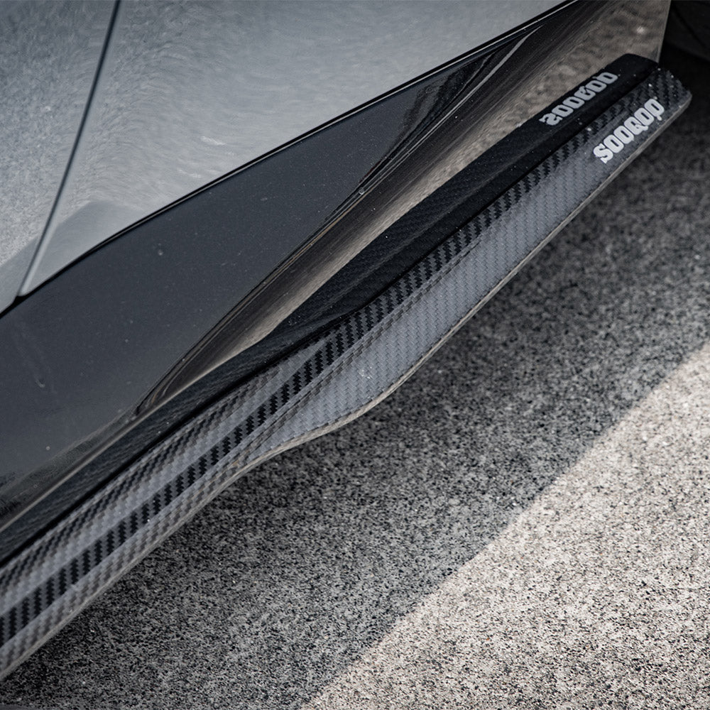 BMW 2 Series G42 Prepreg Carbon Fibre Side Skirts - gloss finish OEM fitment upgrade