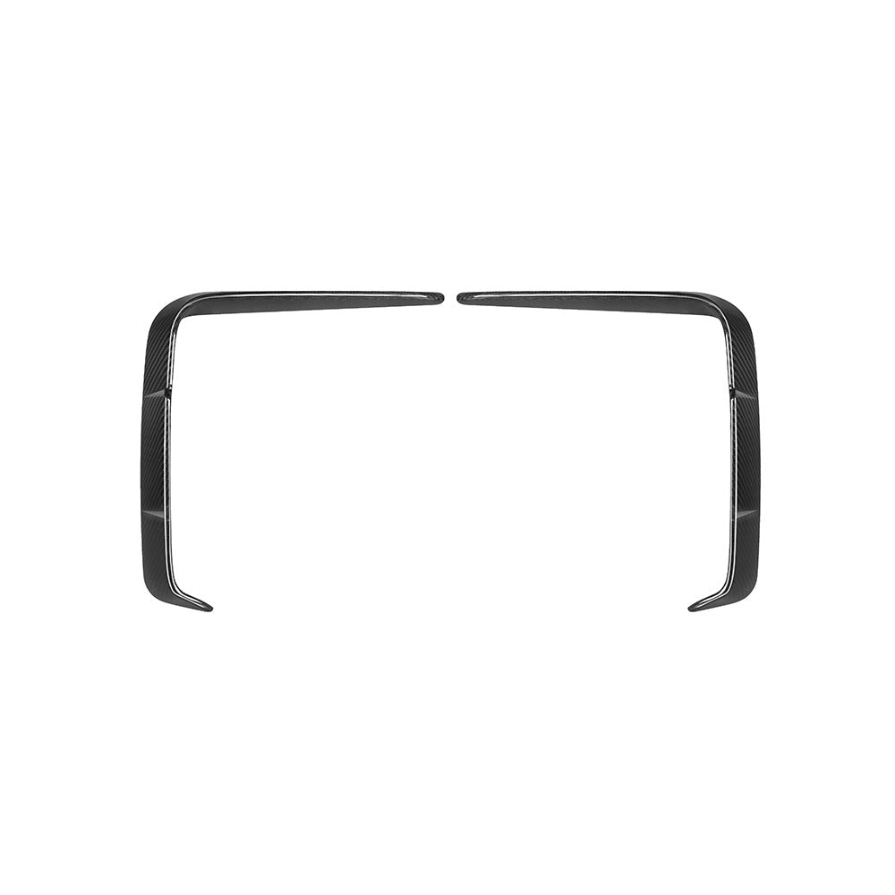 BMW 4 Series G22 Prepreg Carbon Fibre Front Bumper Inserts - aggressive styling upgrade
